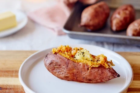 Sweet Potato in Toaster Oven