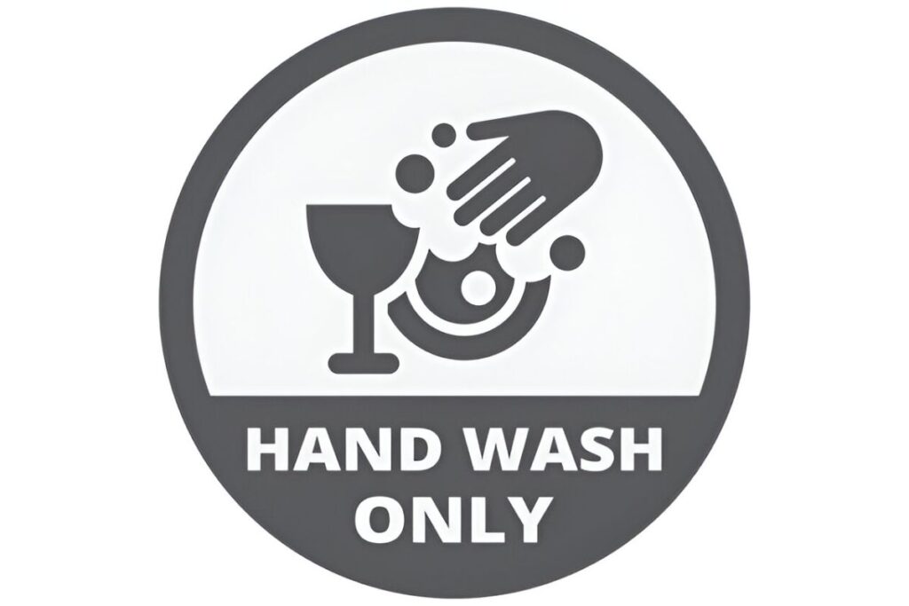 Not Dishwasher Safe Symbol: Avoid Damaging Your Cookware 2 Not Dishwasher Safe Symbol (hand wash only)