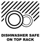 Top Rack Dishwasher Safe Symbol