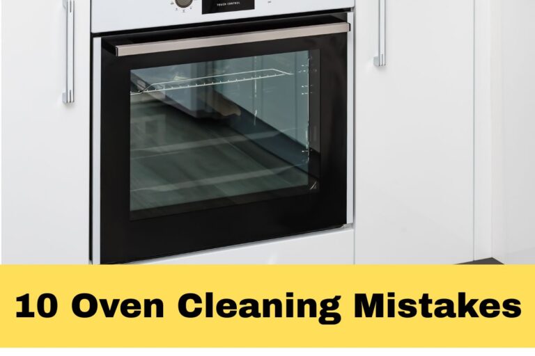 oven cleaning mistakes
