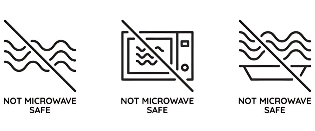 Microwave Safe Symbol - The Ultimate Guide 3 NOT MICROWAVE SAFE SYMBOL